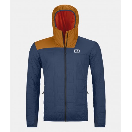 ORTOVOX  SWISSWOOL PIZ BADUS JKT M  Giacche Isolanti DEEP OCEAN