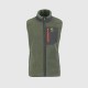 KARPOS 80'S FLEECE VEST THYME/BLACK SAND