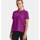 UNDER ARMOUR Maglia a maniche corte UA RUSH™ Energy 2.0 da donna Mystic Magenta / Black