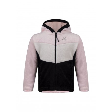MONTURA POLAR TRILOGY JACKET BABY nero/rosa