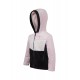 MONTURA POLAR TRILOGY JACKET BABY nero/rosa