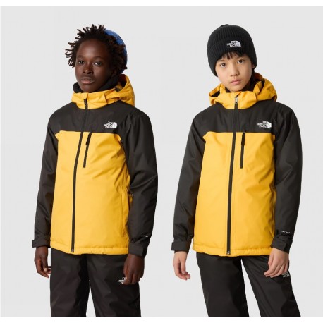 THE NORTH FACE Giacca imbottita Snowquest X da ragazzi Summit Gold-TNF Black