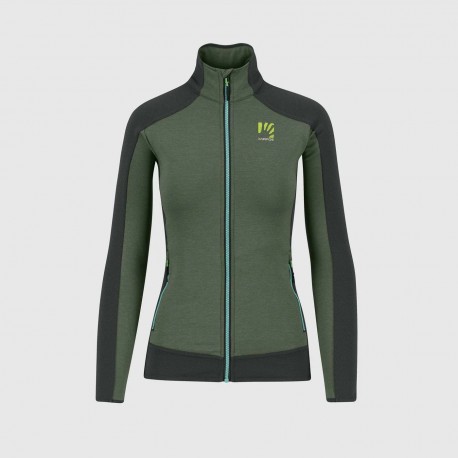KARPOS ODLE W FLEECE THYME/BLACK SAND