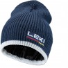 LEKI WOOL BEANIE BLUE-WHITE