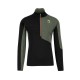 KARPOS FEDERA HALF-ZIP FLEECE BLACK/BLACK SAND/THYME