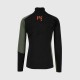 KARPOS FEDERA HALF-ZIP FLEECE BLACK/BLACK SAND/THYME