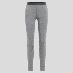 ODLO Leggings base layer Natural Merino 200 Odlo Steel Grey Melange