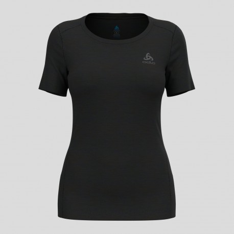 ODLO Base layer girocollo a maniche corte Natural Merino 200 NERO