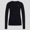 ODLO Base layer girocollo Natural Merino 200 BLACK