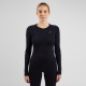 ODLO Base layer girocollo Natural Merino 200 BLACK