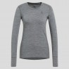 ODLO Base layer girocollo Natural Merino 200 Odlo Steel Grey Melange