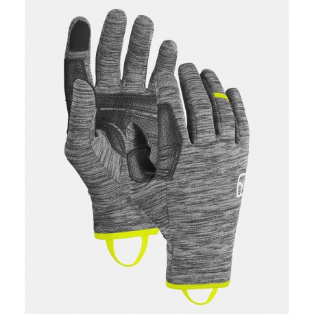 ORTOVOX FLEECE LIGHT GLOVE BLACK STEEL BLEND