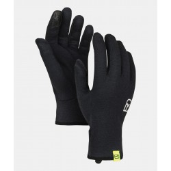 ORTOVOX 185 ROCK'N'WOOL GLOVE  LINER BLACK RAVEN