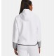 UNDER ARMOUR Maglia UA Unstoppable Fleece Full-Zip da donna Mod Gray / White