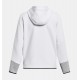 UNDER ARMOUR Maglia UA Unstoppable Fleece Full-Zip da donna Mod Gray / White