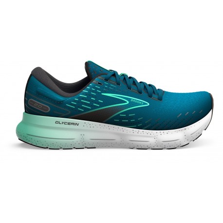 BROOKS Glycerin 20 Moroccan Blue/Black/Spring Bud