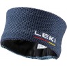 LEKI WOOL HEADBAND BLUE-WHITE