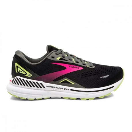 Brooks Adrenaline GTS 23 donna Black/Gunmetal/Sharp Green