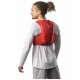 SALOMON ACTIVE SKIN 4 Gilet da running unisex con flask inclusi RED DAHLIA / HIGH RISK RED