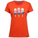 LA SPORTIVA Icy Mountains T-Shirt W CHERRY TOMATO