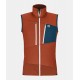 ORTOVOX FLEECE GRID VEST CLAY ORANGE