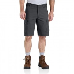 CARHARTT RUGGED FLEX® RELAXED FIT CANVAS CARGO WORK SHORT SHADOW