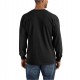 CARHARTT LOOSE FIT HEAVYWEIGHT LONG-SLEEVE POCKET HENLEY T-SHIRT NAVY
