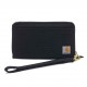 CARHARTT NYLON DUCK LAY-FLAT CLUTCH WALLET BLACK
