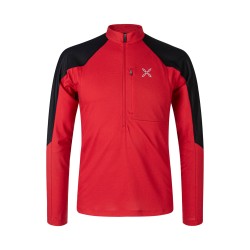 MONTURA FORCE ZIP MAGLIA ROSSO
