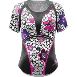 CRAZY IDEA  T-SHIRT LASER FLOWER