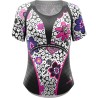 CRAZY IDEA  T-SHIRT LASER FLOWER