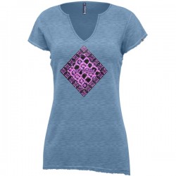 CRAZY IDEA T-SHIRT MANDALA SHIBORI