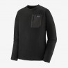 PATAGONIA Men's R1® Air Crewneck Pullover BLACK