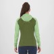KARPOS AMBRIZZOLA W FULL-ZIP HOODIE ARCADIAN/CEDAR GREEN