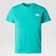 THE NORTH FACE T-SHIRT SIMPLE DOME DA RAGAZZI Geyser Aqua