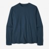 PATAGONIA Men's Long-Sleeved Essential Tee Tidepool Blue
