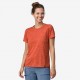PATAGONIA Women's Capilene® Cool Daily Shirt Pimento Red - Coho Coral X-Dye