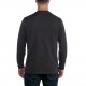 CARHARTT RELAXED FIT HEAVYWEIGHT LONG-SLEEVE LOGO GRAPHIC T-SHIRT CARBON HEATHER