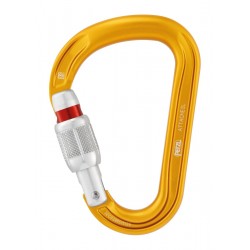PETZL ATTACHE YELLOW Moschettone asimmetrico compatto e leggero