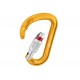 PETZL ATTACHE YELLOW Moschettone asimmetrico compatto e leggero