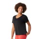 SMARTWOOL Maglietta a maniche corte con scollo a V Active Ultralite da donna FERN GREEN