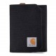 CARHARTT NYLON DUCK TRIFOLD WALLET BLACK