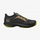 WILSON SCARPA DA PADEL HURAKN PRO, UOMO Nero/Verde lime/Falcon