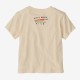 PATAGONIA Baby Graphic T-Shirt Farm Snacks: Undyed Natural