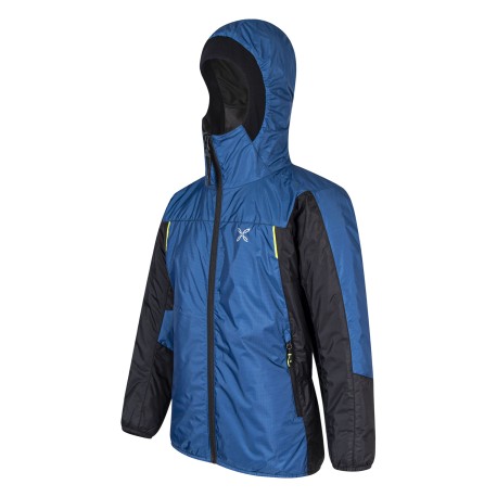 MONTURA SKISKY 2.0 JACKET KIDS DEEP BLUE/GIALLO FLUO
