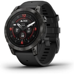 GARMIN epix™ Pro (Gen 2) – Sapphire Edition 47 mm Carbon Gray DLC Titanium con cinturino Black