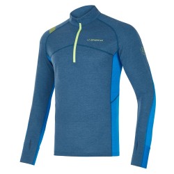 La Sportiva Swift Long Sleeve M Storm Blue/Electric Blue