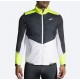 BROOKS Run Visible Insulated Vest WHITE/ASPHALT/NIGHTLIFE