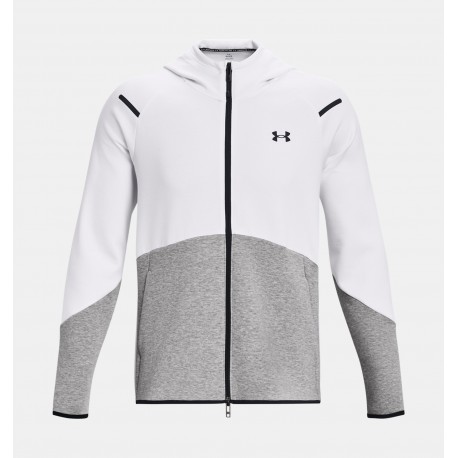 UNDER ARMOUR Maglia UA Unstoppable Fleece Full Zip da uomo GRAY