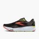 BROOKS GHOST 16 Black/Mandarin Red/Green